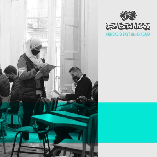 Comunicació corporativa de la Fundació Bayt al-Thaqafa, entitat d’acompanyament a persones migrades i refugiades